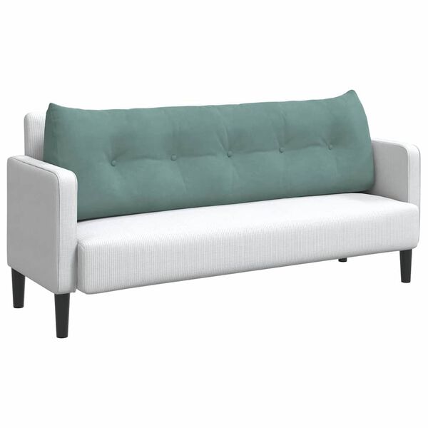 vidaXL Jastuk za leđa Morska zelena 160 x 24 x 50 cm Bar&scaron;un