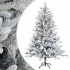vidaXL Umjetno božićno drvce s nogom 120 cm PVC i metal