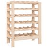 vidaXL Stalak za vino 61,5x30x82 cm od masivne borovine