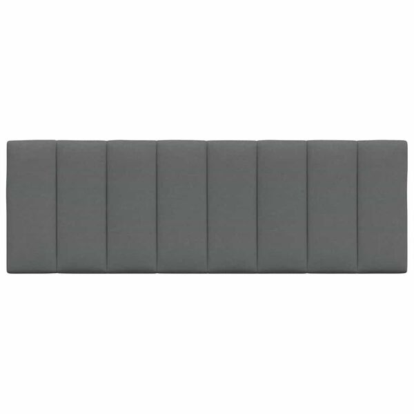 vidaXL Jastuk za uzglavlje Hanko tamnosivi 140 cm od tkanine