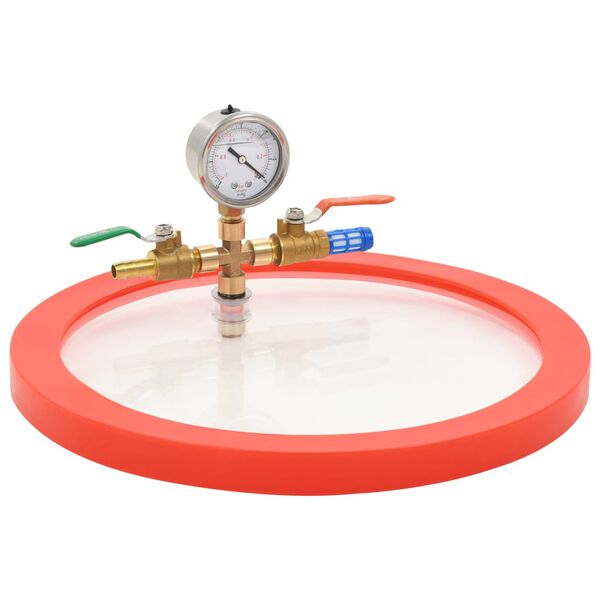 vidaXL Vakuumska komora od nehrđajućeg čelika 18,9 L