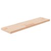 vidaXL Daska za police 80x20x2,5 cm neobrađena masivna hrastovina
