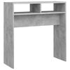 vidaXL Konzolni stol boja betona 78 x 30 x 80 cm konstruirano drvo