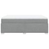 vidaXL Krevet box spring s madracem svjetlosiva 160x200 cm tkanina