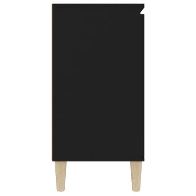 vidaXL Komoda crna 103,5 x 35 x 70 cm od konstruiranog drva