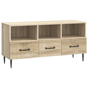 vidaXL TV ormar Hrast sonoma 102 x 34,5 x 50 cm Konstruirano drvo