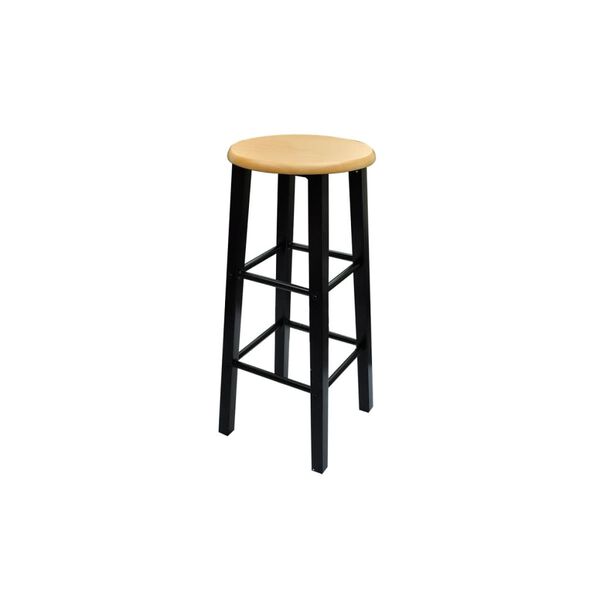 Blagovaonski set za doručak/večeru od sandalovine s crnim čelikom