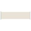 vidaXL Uvlačiva bočna tenda za terasu 600 x 160 cm krem