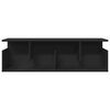 vidaXL Zidni ormarić crni 100x20x30 cm od konstruiranog drva