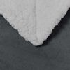 vidaXL Pokrivač Tamno siva 240 x 270 cm Runo