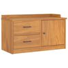 vidaXL Klupa za hodnik SANDNES 87x40x50 cm Masivno drvo Bor