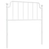 vidaXL Metalno zamjensko uzglavlje bijelo 90 cm