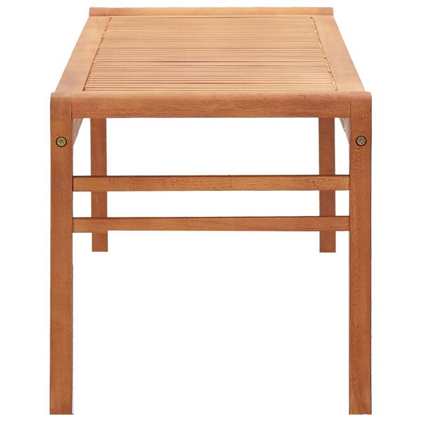 vidaXL Vrtna klupa za 3 osobe 150 cm od masivnog drva eukaliptusa