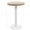 vidaXL Bistro stol svjetlosmeđi 50 cm MDF