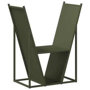 vidaXL Stalak za drva 69,5x35x81 cm hladno valjani čelik