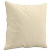 vidaXL 2-dijelni set sofa s jastucima krem od tkanine
