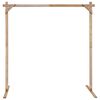 vidaXL Vjenčani luk Svijetlosmeđa 225 x 95 x 226 cm Čvrsto borovo drvo