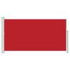 vidaXL Uvlačiva bočna tenda za terasu 170 x 300 cm crvena