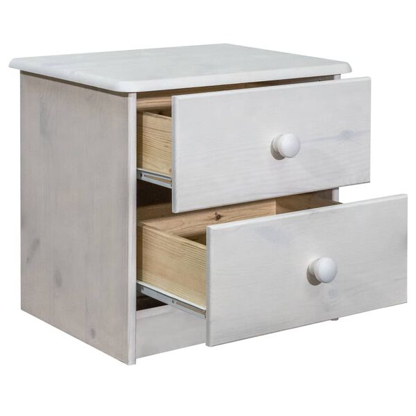 vidaXL Noćni ormarić 43 x 34 x 40 cm od masivne borovine