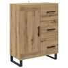 vidaXL Highboard s ladicama 2 pcs Umjetnički hrast 69,5 x 34 x 180 cm