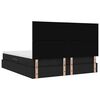 vidaXL Krevet s od storage s madracem Crna 200 x 200 cm Lažna koža