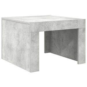 vidaXL Stolić za kavu siva boja betona 50x50x35 cm konstruirano drvo