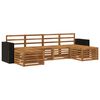 vidaXL Setovi sofa 6 pcs Prirodna Čvrsto drvo akacije