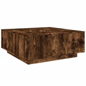 vidaXL Stolić za kavu boja hrasta 100 x 100 x 40 cm konstruirano drvo