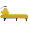 vidaXL Počivaljka žuta baršunasta