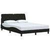 vidaXL Okvir za krevet bez madraca crni 140x200 cm od tkanine