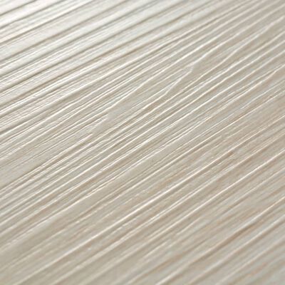 vidaXL Nesamoljepljive podne obloge PVC 5,26 m² 2 mm bijeli hrast