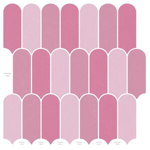 vidaXL Pernata pločica 20 pcs Ružičasta 30 x 30 cm Poliuretan i PET