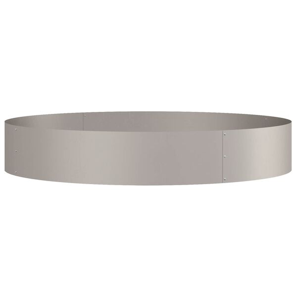 vidaXL Prsten za saksiju 5 pcs Smeđa 120 x 120 x 20 cm