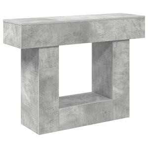 vidaXL Betonsko Siva 101 x 30 x 74 cm