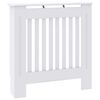 vidaXL Pokrivač radijatora 2 pcs Bijelo 78 x 19 x 81,5 cm