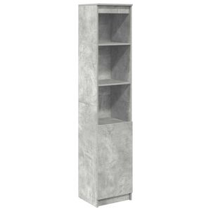 vidaXL Visoka ploča beton siva 37,5x35x180 cm izrađeno drvo