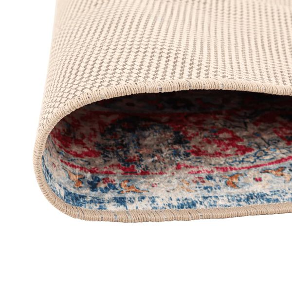 vidaXL Perivi tepih raznobojni &Oslash; 120 cm