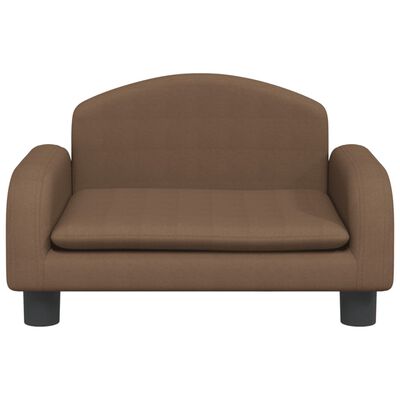 vidaXL Dječja fotelja smeđa 50x40x30 cm od tkanine