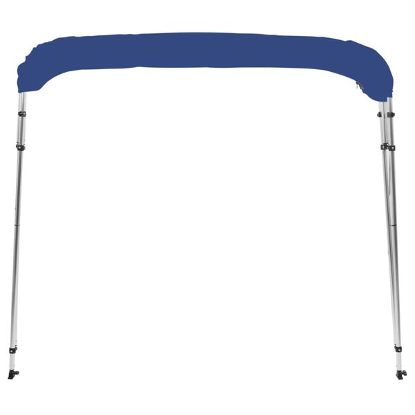 vidaXL Tenda bimini s 4 luka plava 243 x 210 x 137 cm