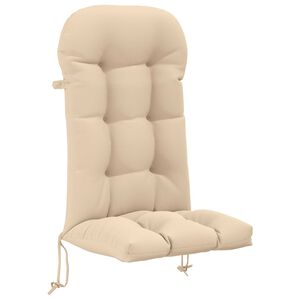vidaXL Jastuk za sunčanje PUTTEN 100% poliester Krem 48 x 112 x 10 cm