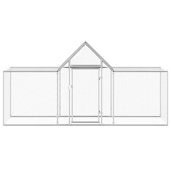 vidaXL Koko&scaron;injac od pocinčanog čelika 3 x 1 x 1,5 m