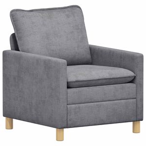 vidaXL Sofa Svjetlosiva 76 x 81 x 87,5 cm Poliester