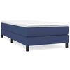 vidaXL Okvir za krevet s oprugom plava 100x200cm od tkanine