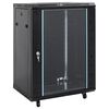 vidaXL Komunikacijski ormarić 15U 19" IP20 crni 60 x 45 x 86 cm