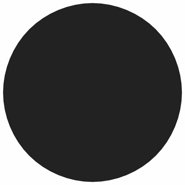 vidaXL Ljepljiva Pokrivač za Vijake 2 pcs Crna &Oslash; 20 x 0,5 mm