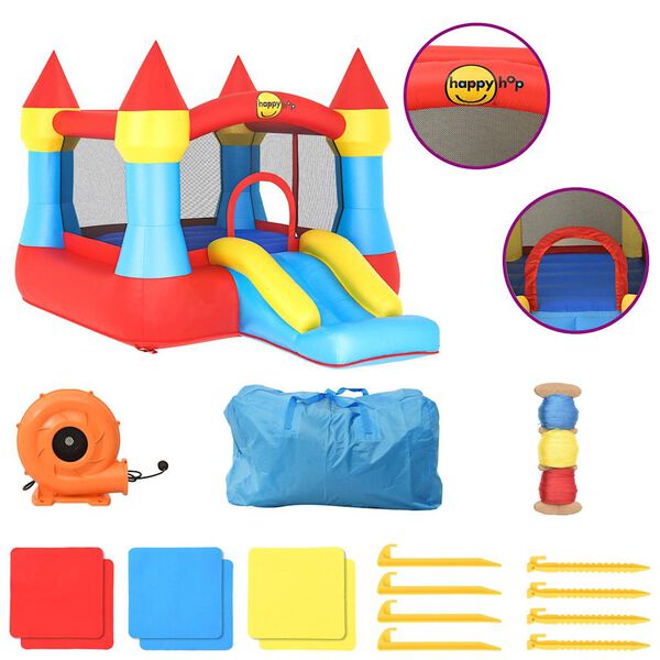 Happy Hop dvorac na napuhavanje s toboganom 264 x 365 x 214 cm