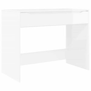vidaXL Stol Visoki Sjaj Bijeli 100 x 50 x 78 cm Konstrukcijsko drvo