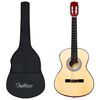 vidaXL Klasična gitara za početnike s torbom 3/4 36 "