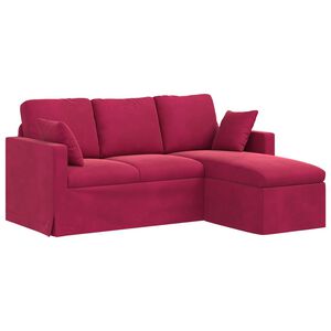 vidaXL Sofa Vinska crvena 198 x 134 x 80 cm Bar&scaron;un