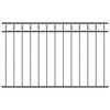 vidaXL Element Ograde ASSEN 170 x 80 cm Čelik Siva